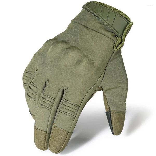 Gants de cyclisme pour hommes, tactiques d'extérieur, doigt complet, équitation, ski, randonnée, vélo, écran tactile, équipement militaire de sport, hiver