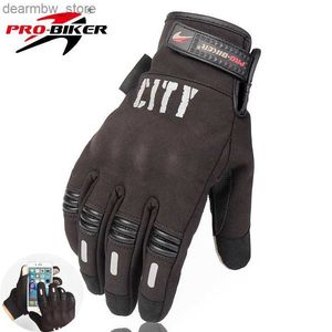 Guantes de ciclismo Guantes de motociclistas Toque Toque Ciclismo Bike Men Guantes de verano de la Motocicta Glove Full Finger Luvas Motocross Racing Sports L48