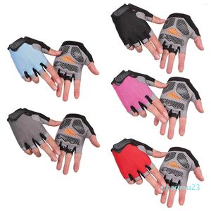 Gants de cyclisme vtt gant de vélo anti-dérapant respirant extérieur demi-doigt sport court pour accessoire