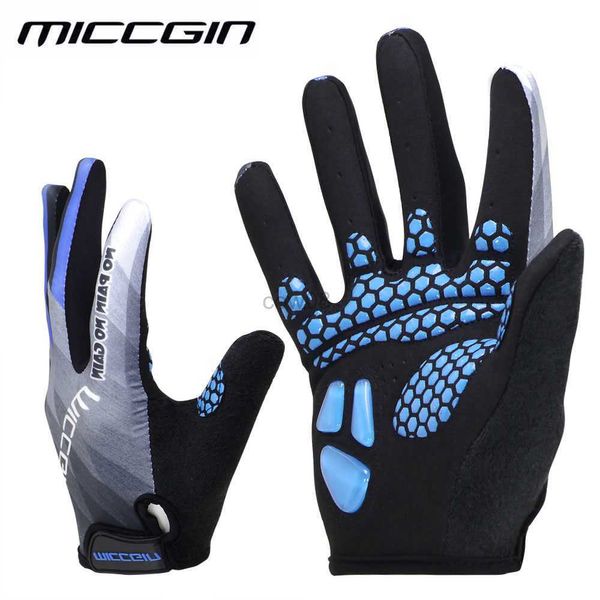 Gants De Vélo Vtt Gants Vélo Écran Tactile GEL Vélo Sport Antichoc Route Doigt Complet Bicyc Gant Pour Hommes Femme MICCGIN HKD230720