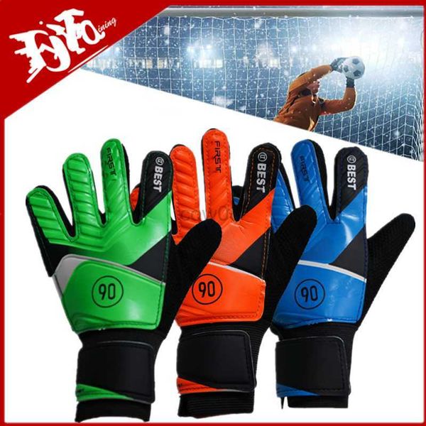 Gants De Cyclisme Nouveau 1 Paire Enfants Gants De Gardien De But De Football Anti-Collision Gardien Gants De Protection Des Mains Accessoires De Football pour Enfants Cadeau HKD230720