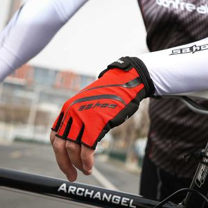 Cycling Gloves Nouveaux gants de cyclisme vtt demi-doigt respirant planche à roulettes/vélo Gel mitaines vélo de route sport course main porter Sahoo 41914 T221019