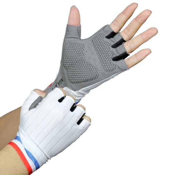 Gants de cyclisme nouveaux sports hommes femmes Aero gants de cyclisme rouge blanc bleu gants de vélo Luvas Guantes Ciclismo T221019