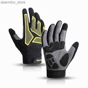 Gants de cyclisme Sports extérieurs Cycling Hommes et femmes Spring and Summer Sun Protection Anti-slip Scorbing-Absorbing-Resistant Screen tactile Bicy L48