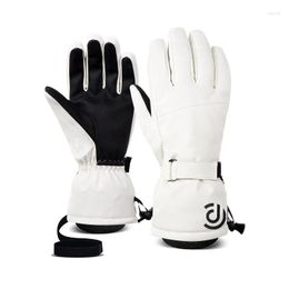 Gants de cyclisme en plein air hiver Uni famille ski femmes imperméable tactile Sn moto thermique chaud neige hommes livraison directe Sports Outdoo Otu1R