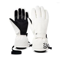 Gants de cyclisme en plein air hiver Uni famille ski femmes imperméable tactile Sn moto thermique chaud neige hommes livraison directe Sports Outdoo Otai2