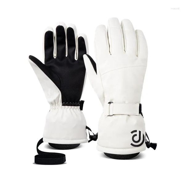 Guantes de ciclismo al aire libre Invierno Uni Familia Esquí Mujeres Impermeable Touch Sn Motocicleta Térmica Cálida Nieve Hombres Drop Entrega Deportes Outdoo DHJMS