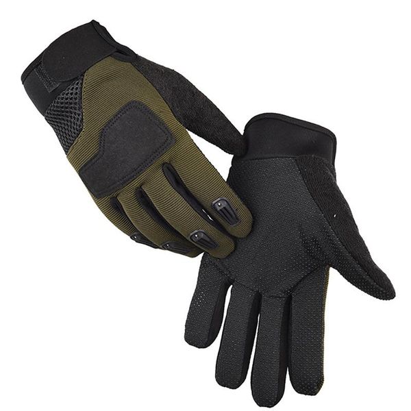 Paire de gants de cyclisme antidérapants pour hommes, mitaines chaudes d'extérieur, automne et hiver, gants tactiques de l'armée, cyclisme