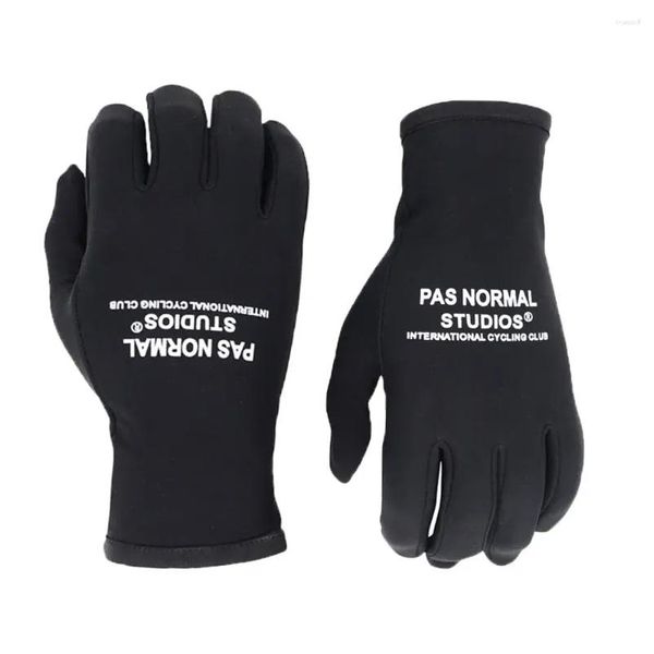 Guantes de ciclismo PNS FL Dedos Otoño Invierno Cálido A prueba de viento Bicicleta Deportes al aire libre Correr Esquí Bicicleta Antideslizante Drop Entrega al aire libre Pro Dh3Yd