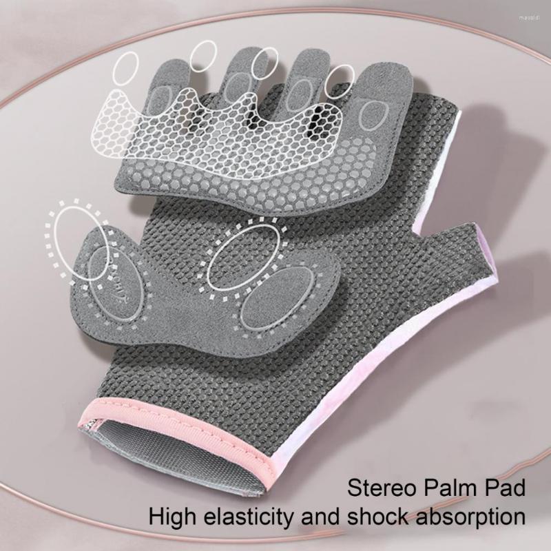 Cycling Gloves Practical Sport -absorbing Protect Hands Friendly To Skin Weight-Lifting Workout Palm Protector