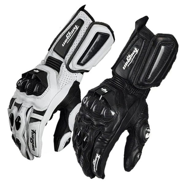 Gants de cyclisme professionnel moto blanc hors route course motos résistance aux chutes extérieur Luvas noir suv style long complet 230825