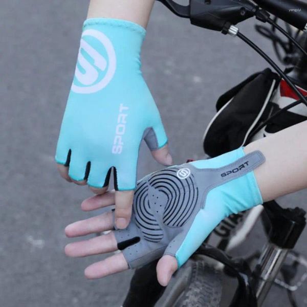 Gants de cyclisme, résistants à l'usure, confortables, respirants, antidérapants, outil de sport de plein air, demi-doigt, leurre de conduite, protection solaire pour la pêche