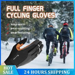 Gants de cyclisme Sarung tangan sepeda layar sentuh sarung Mtb multifungsi Trendi et Serba Guna bersepeda Fitness lari dengan pegangan kontrol 230905