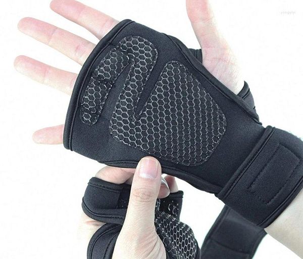 Gants de cyclisme sport demi-doigt protection contre la pression des poignets