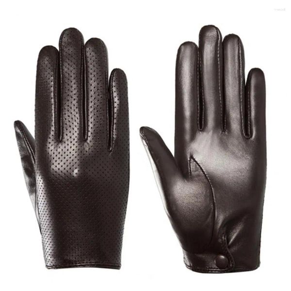 Guantes de ciclismo elegante Ski Hollow Anti-Deform Men Touch Screen Motorcycle sin deslizamiento Sports para día frío