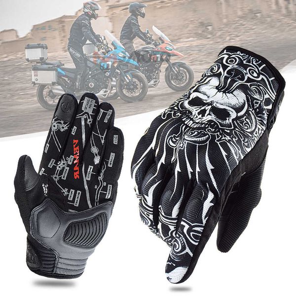 Gants de cyclisme été nouveaux gants de moto femmes hommes moto gants de cyclisme BMX ATV VTT gants tout-terrain cavalier sport protéger gants Guantes P230511