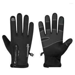 Gants de cyclisme thermique hiver pour hommes femmes Touchsn chaud conduite en plein air pêche imperméable antidérapant ski livraison directe Sports Outdo Otqg6