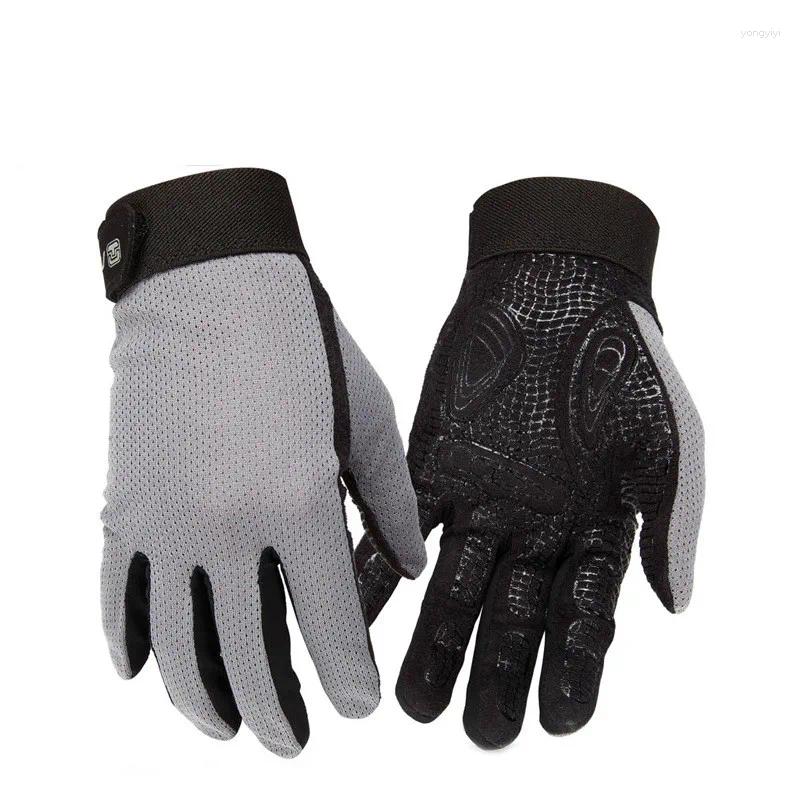 Cycling Gloves Touch Screen Autumn Winter Riding Full Long Fingers Male Mountain Bike Motorcycle Equipment Sports Skiing