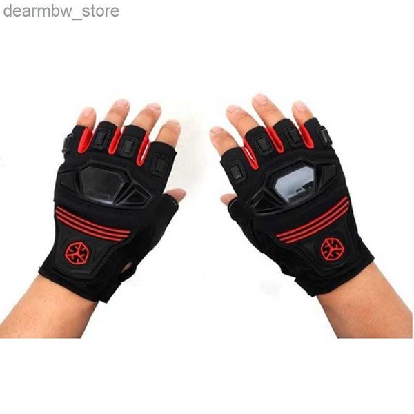 Gants de cyclisme Gants de moto universels Gants souffle d'été Half doigts Cross Racing Sports extérieurs Riding Dirt Bike Gants L48