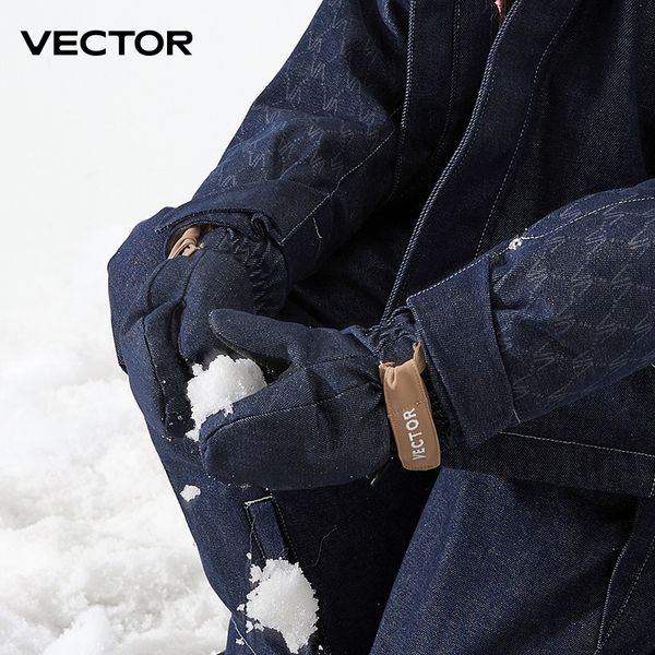 Guantes de ciclismo VECTOR Niños Invierno Cálido a prueba de viento para niños Niños Niñas Esquí Escalada Al aire libre Impermeable Mano Stuffiness 230728