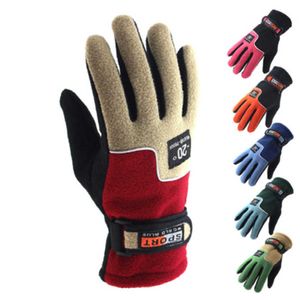 Guantes de ciclismo Cálido Dedo largo Ciclismo Guantes de invierno Hombres Mujeres Para trabajo de pesca Esquí Moto Ciclo Montañismo Guante térmico Mtb Accesorios T221019