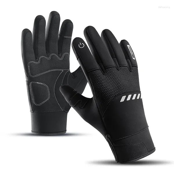 Gants de cyclisme gants thermiques d'hiver à l'épreuve du vent