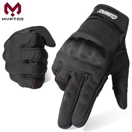 Gants de cyclisme hiver automne moto chauffage écran tactile coupe-vent ski équitation vélo Moto moto équipement de protection hommes 231031