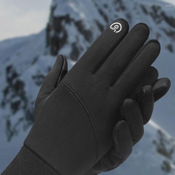 Gants de cyclisme hiver vélo hommes femmes écran tactile temps froid chaud congélateur travail thermique pour la course à pied Ski randonnée