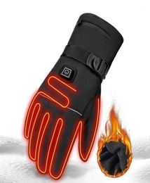 Fietsenhandschoenen Winter elektrische batterij verwarmde verwarmde motor racen riding riding touch Sn aangedreven guantes moto8504612