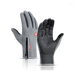 Gants de cyclisme Glove tactile Glove tactile étanche hommes femmes femmes chaudes à vélo thermique VTT de vélo de route