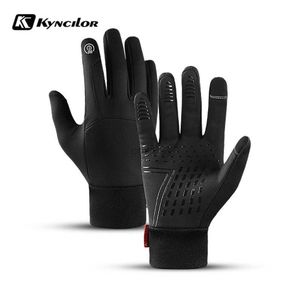 Gants De Cyclisme Gants D'hiver Hommes Femmes Doigt Complet Cyclisme Gants De Moto Ma Imperméable À L'eau Tactile Sport De Plein Air Chaud Thermique Fèces Gants De Ski HKD230720