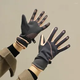 Guantes de ciclismo Protección de pantalla táctil de invierno Cálido para usar una bicicleta al aire libre impermeable y anti-piel Nieve