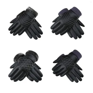 Gants de cyclisme d'hiver avec écran tactile, confortables, durables, résistants aux intempéries, thermiques pour la conduite, l'équitation, la frappe, les sports de plein air, la course