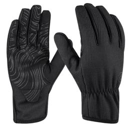 Wielerhandschoenen Winter - Winddicht Thermisch aanraakscherm Geïsoleerde antislip Waterdichte Running Work Unisex