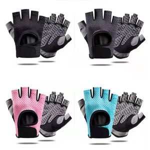 Fietsende handschoenen dames- en herenabsorptie slijtage-resistente ademende indoor sport gym vingerloze mtb mesh handschoenencyclingcycling