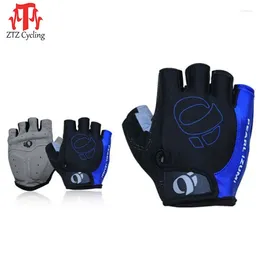 Gants de cyclisme ztz 1pair semi-doigt -slip-sweat gel à vélo de vélo voot de route