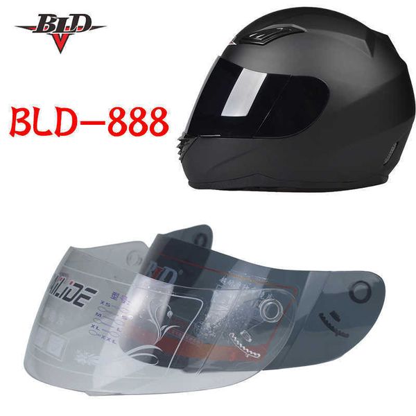 Cascos de ciclismo, 1 pieza, protector facial para casco de motocicleta de cara completa, gafas de repuesto ns para BLD-888 L221014