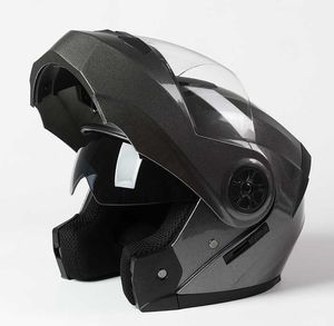 Cycling Helmen 2020 Modulaire Dual Lens Racing Motorfiets Helmen Dot Abs Motocross Helm Volledige gezicht Cascos para Moto veilige flip omhoog helm T221107