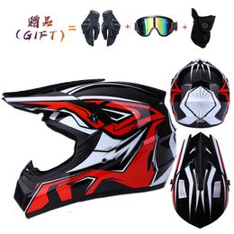 Fietsenhelmen 2022 Stuur 3 stuks cadeau motorhelm helm kinderen off-road helm fiets bergafwaarts am dh cross helm capacete motorcross casco t221107