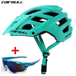 Fietshelmen 2023 New Cairbull Fietshelm TRAIL XC Fietshelm In-mold MTB Fietshelm Casco Ciclismo Road Mountain Helmen Veiligheid HKD230626