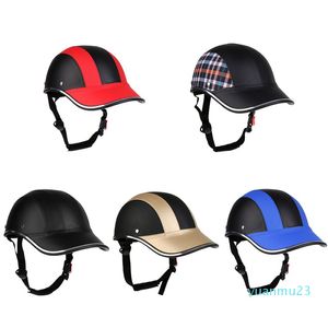 Fietshelmen Verstelbare fietshelm Heren Dames Anti-UV Skateboard Veiligheid Baseball Cap Fiets voor motorcross buitensporten