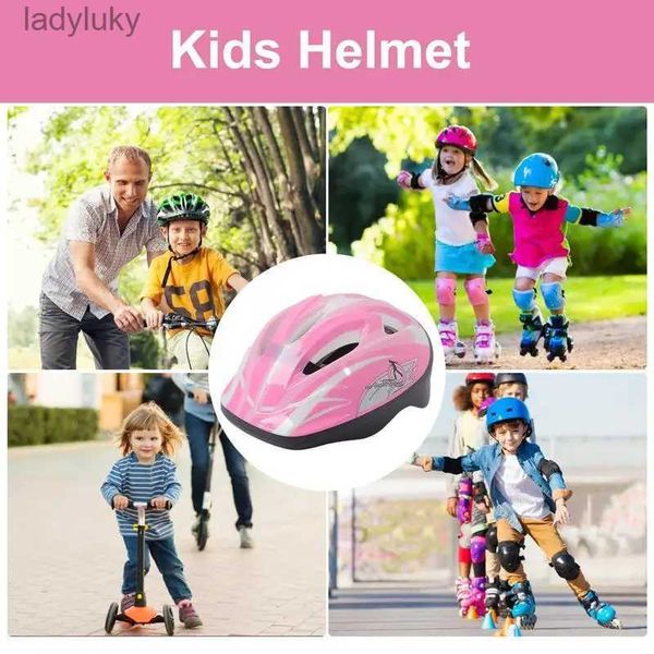 Casques de cyclisme Casques de vélo réglables pour enfants casques de sécurité respirants légers pour vélo Skate Scooter patinage incliné L240108