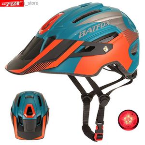 Casques de cyclistes Bat Bicyc Casques pour hommes Femmes VTT casque cyclisme 2023 HELMET DE VILLE ORANGE INTTCÉLÉMENTÉ CASCO CASCO MTB L48