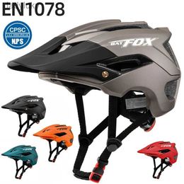 Cascos de ciclismo BAT Casco de ciclismo Mujeres Hombres Casco de bicicleta MTB Bicicleta de montaña Ciclismo de carretera Seguridad Deportes al aire libre Ligero Gran Visor HelmetL240109