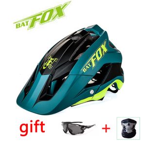 Casques de cyclisme BATFOX Casque de vélo dans l'ensemble Moulé Mountain Road Vélo ultra-léger DH AM Casco Ciclismo Bicicleta 230717