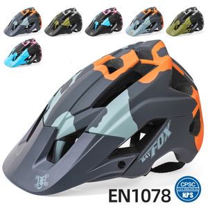 Cascos de ciclismo BATFOX DH MTB casco ciclismo bicicleta de carretera cascos hombres mujeres deportes seguridad bicicleta de montaña capacete ciclismo 230926