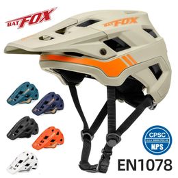 Cycling helmen batfox helm fietsen mtb mannen vrouwen fietshelm capacete ciclismo ultralight mountain road bike helmen casco ciclismo 231219