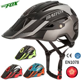 Casques de vélo BATFOX casque pour hommes VTT Capacete ciclismo Vélo de route de montagne Intégralement moulé Casques de vélo vtt 230717