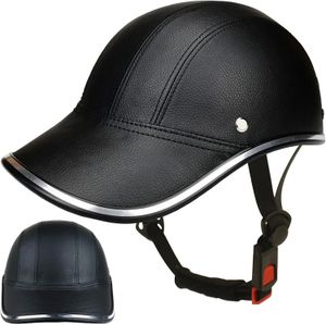 Fietshelmen Fiets baseball cap helm motorfiets offroad elektrische fiets ABS leer veiligheid met verstelbare riem geschikt voor volwassen mannen en vrouwen 231011
