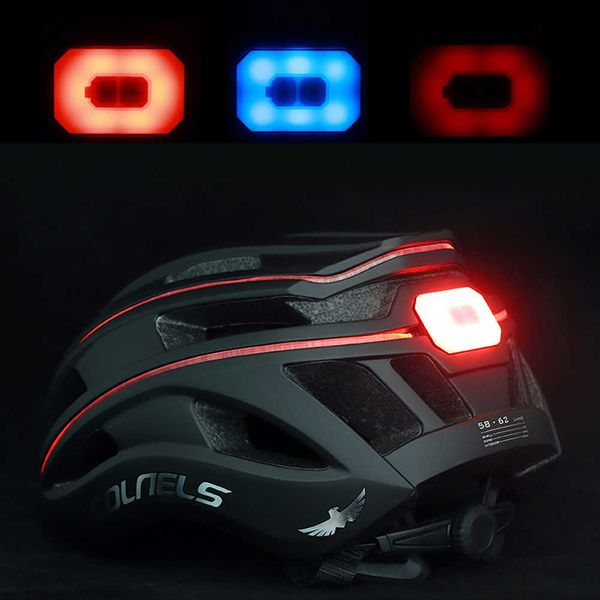 Casques de cyclisme Casque de vélo casque de Protection de sport respirant chargement Micro-USB avec lumières LED batterie intégrée 300mAh équipement de cyclisme P230419
